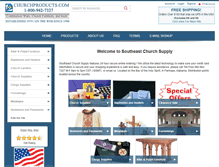 Tablet Screenshot of churchproducts.com